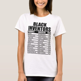 History Of Forgotten Black Inventors Black History T-Shirt