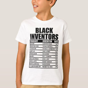 History Of Forgotten Black Inventors Black History T-Shirt