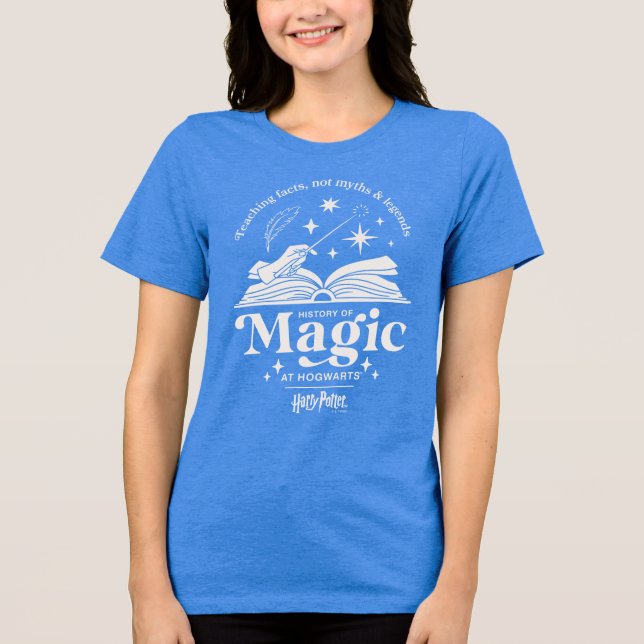 History of Magic at HOGWARTS™ Tri-Blend Shirt (Front)