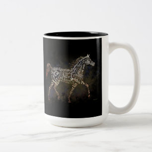 History of the Arabian Horse Gifts & i-Phone Cases Two-Tone Coffee Mug