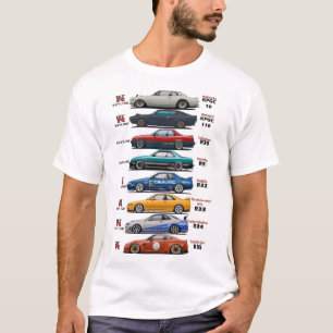 history of the nissan GTr T-Shirt