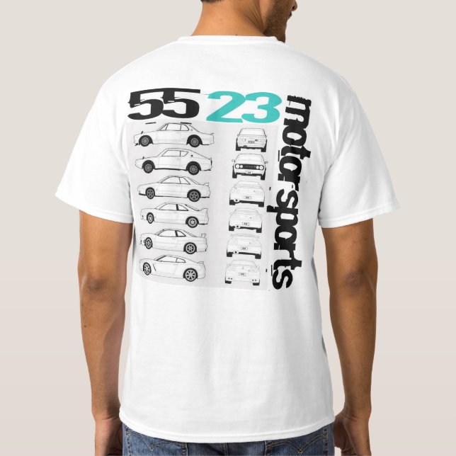 History of the Skyline GTR T-Shirt (Back)