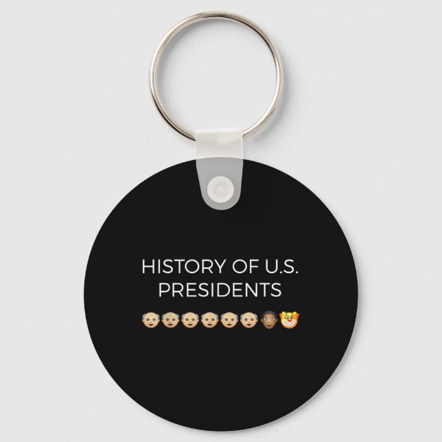 History of US Presidents Resist Key Ring (Front)