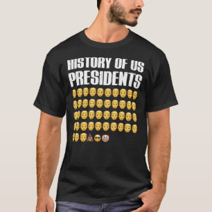 History of US Presidents, USA Presidents Emoji fun T-Shirt