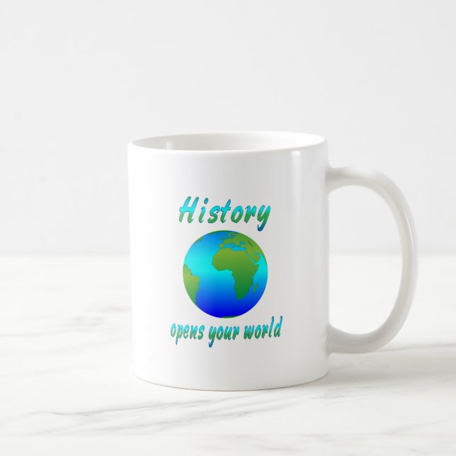 History Opens Worlds Coffee Mug (Right)