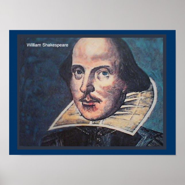 History, Portrait of William Shakespeare Poster (Front)