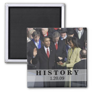 HISTORY: President Obama Inauguration Ceremony Magnet