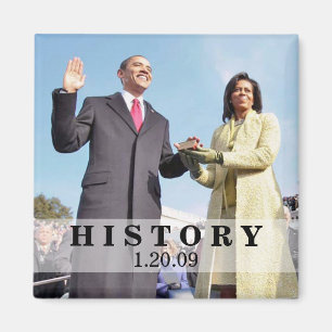 HISTORY: President Obama Inauguration Magnet