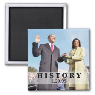 HISTORY: President Obama Inauguration Magnet