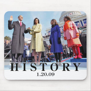 HISTORY: President Obama Swearing In Ceremony Mouse Mat