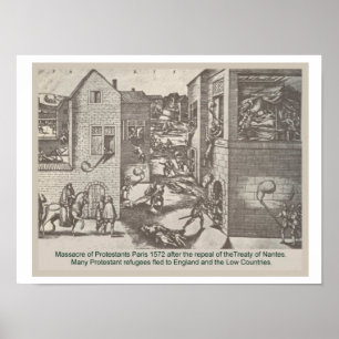 History, Reformation, Massacre of Protestants Poster