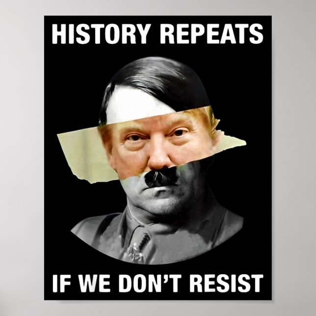 History Repeats If We Don't Resist  Poster (Front)