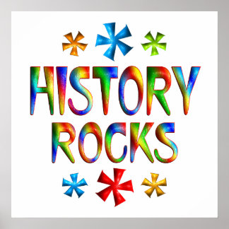 HISTORY ROCKS POSTER