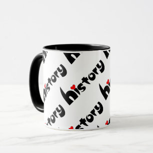 History Small Heart Mug
