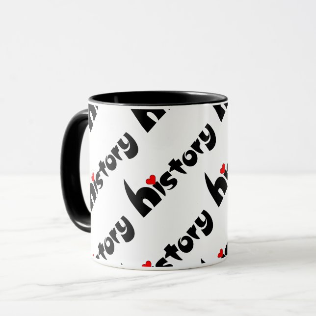 History Small Heart Mug (Front Left)