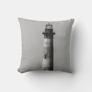 History Stands Tall Grayscale Cushion