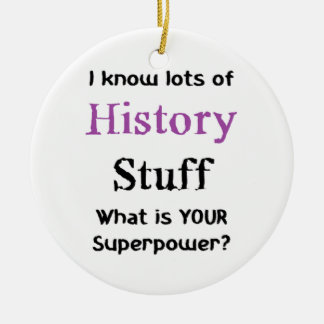 history stuff ceramic tree decoration