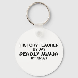 History Teacher Deadly Ninja Key Ring