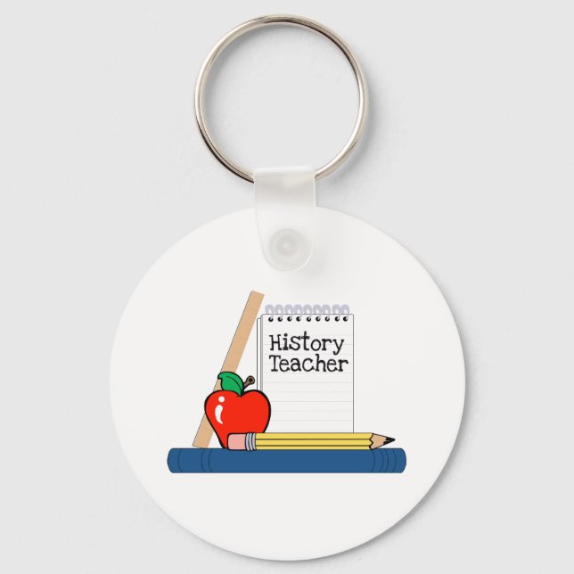 History Teacher (Notebook) Key Ring (Front)