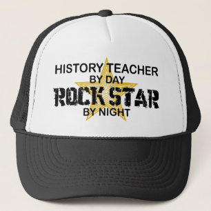 History Teacher Rock Star Trucker Hat