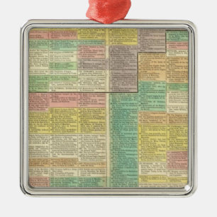 History World to 1789 Metal Tree Decoration