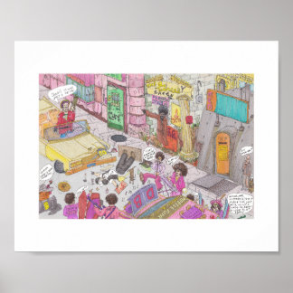 Hit and Run Disco Funeral Poster