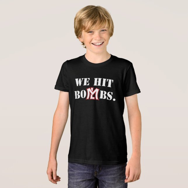 Hit Bombs Tri-Blend Shirt (Front Full)
