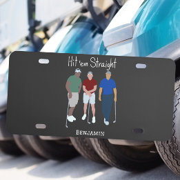 Hit 'em Straight Digital Golfers Custom
