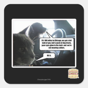 Hit It. Square Sticker