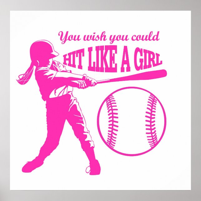 Hit Like A Girl Poster (Front)