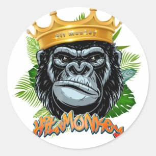 Hit monkey T-Shirt Classic Round Sticker