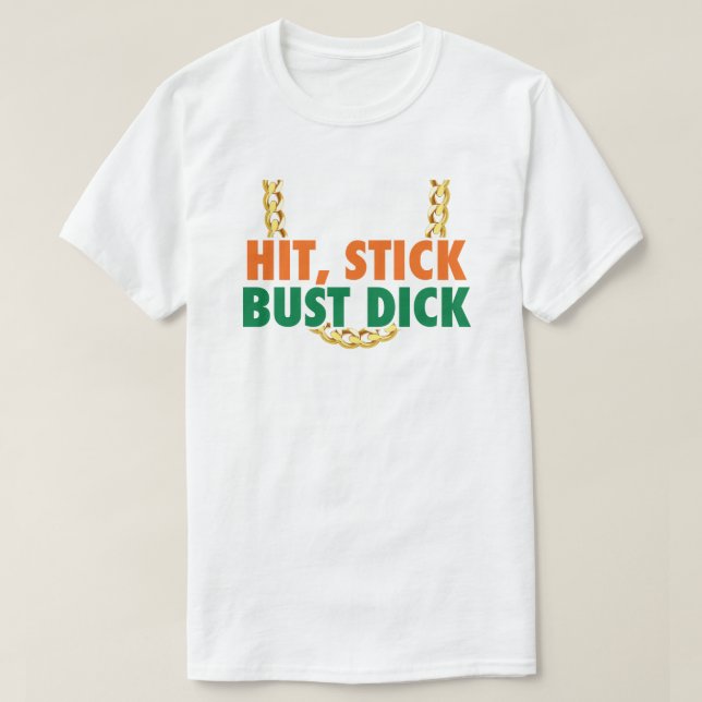 Hit, Stick... Turnover Chain T-shirt (Design Front)