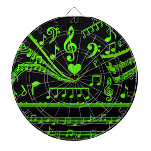 Hit the notes_ dartboard