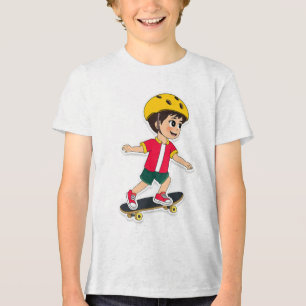 Hit the skatepark Tri-Blend shirt