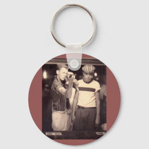 hit the target and win a kewpie doll key ring