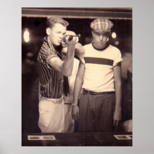 hit the target and win a kewpie doll poster