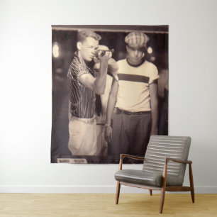 hit the target and win a kewpie doll tapestry