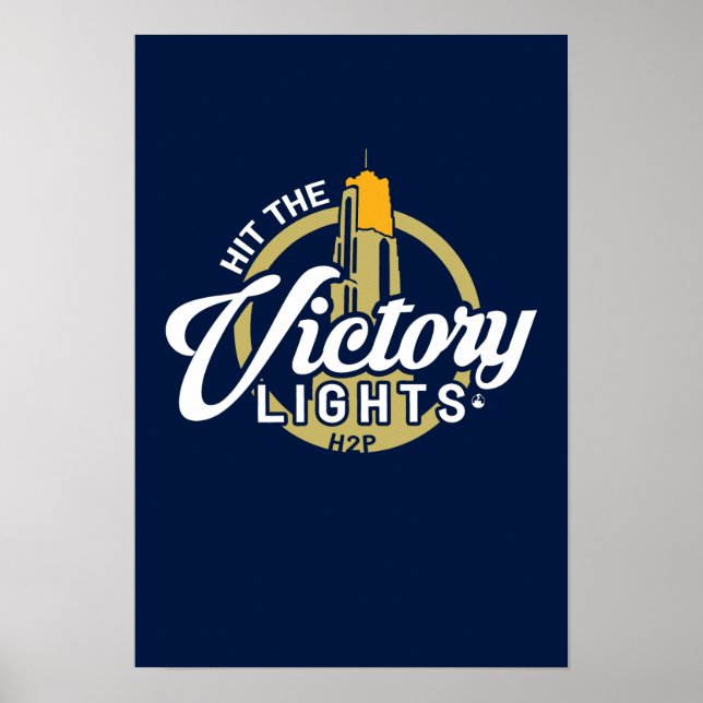 Hit The Victory Lights Poster (Front)