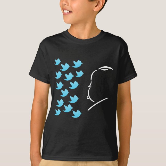 Hitch and Tweets T-Shirt (Front)