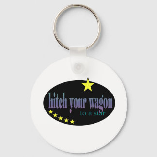 Hitch your Wagon to a Star Key Ring