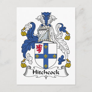 Hitchcock Family Crest Postcard