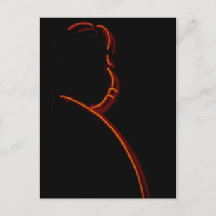 Hitchcock In Neon, Chicago Neon Sign Post Card