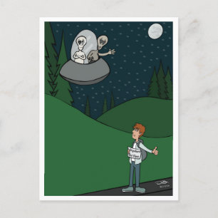 Hitchhiking Postcard