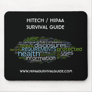 HITECH / HIPAA SURVIVAL GUIDE MOUSE MAT