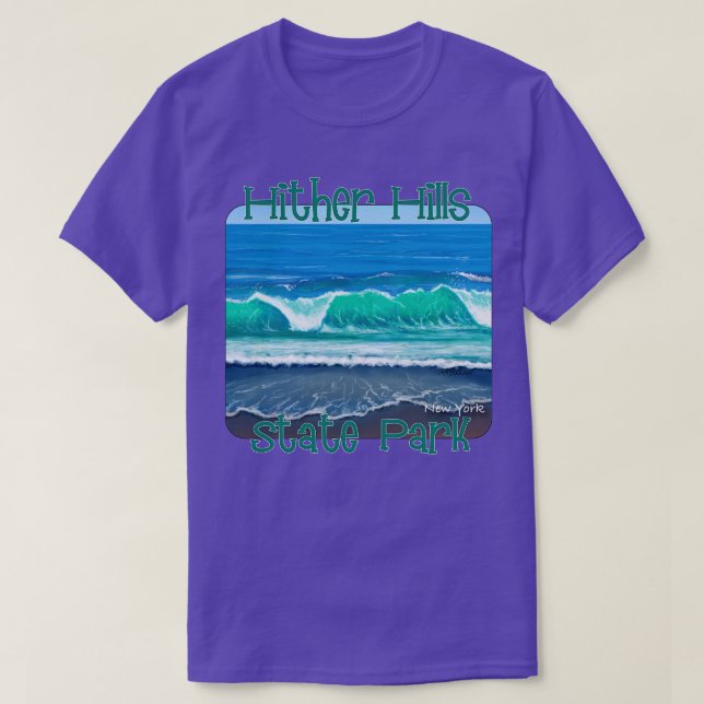 Hither Hills State Park New York T-Shirt (Design Front)