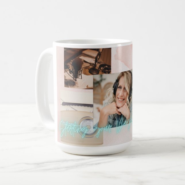 Hits 105.5 Fm Starting Your Day with Tracy K Coffee Mug (Front Left)