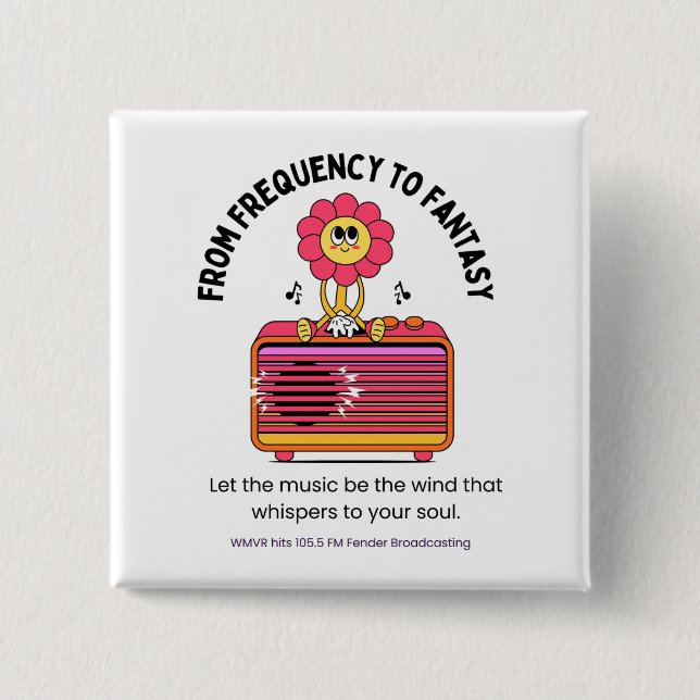 Hits 105.5 Pin (Front)