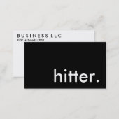 hitter. business card (Front/Back)