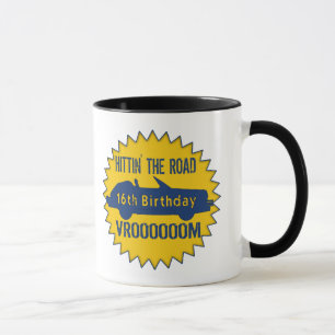 Hittin The Road 16th Birthday Gifts Mug