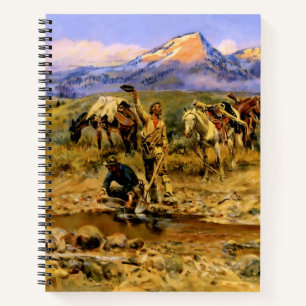 “Hitting Pay Dirt” by Charles M Russell Notebook
